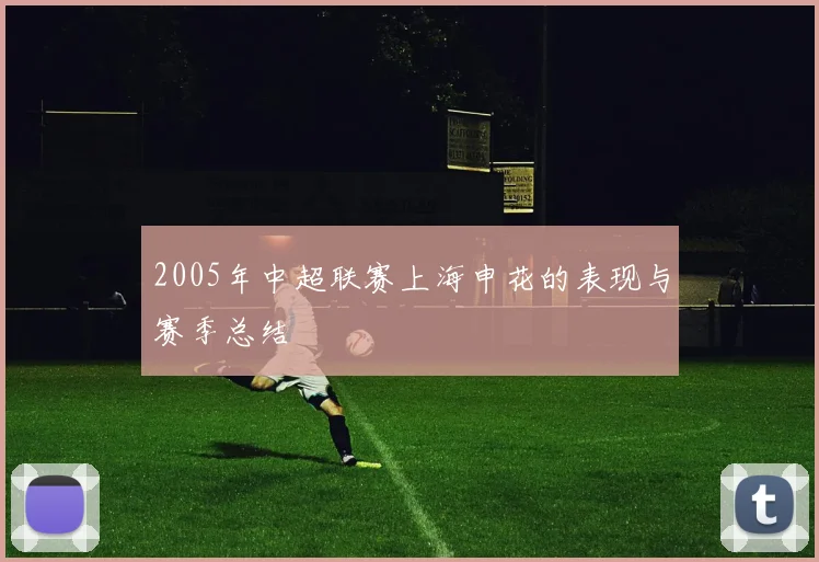 2005年中超联赛上海申花的表现与赛季总结